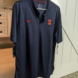 Illinois Nike Dri-Fit Jersey Polo